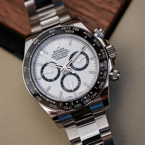 rolex daytona steel white dial|Rolex daytona 126500 price.